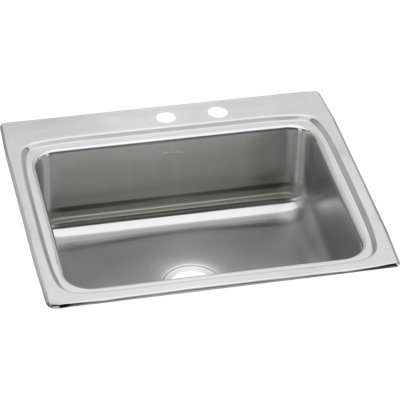 Évier de cuisine à montage sur plan L 25 po x l 22 po Lustertone