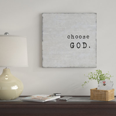«Select God» par Jamie MacDowell, reproduction d'art textuel sur toile