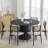 Solid Wood Dining Table Round Pedestal Kitchen Table-1422783369-1422783370