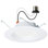 Selectable CCT Remodel or New Construction LED Retrofit Recessed Lighting Kit