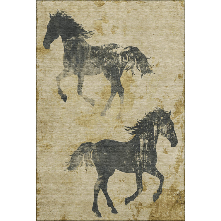 Premium Machine Washable Varroville AMF1717 Animal Rug