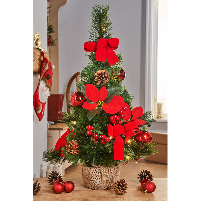 2' H Lighted Artificial Christmas Tree