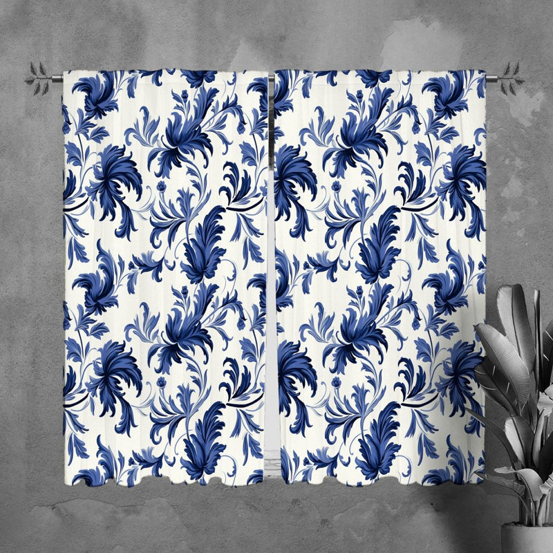 Paire de rideaux obscurcissant en polyester Mikiela, L 20 po x L 61 po