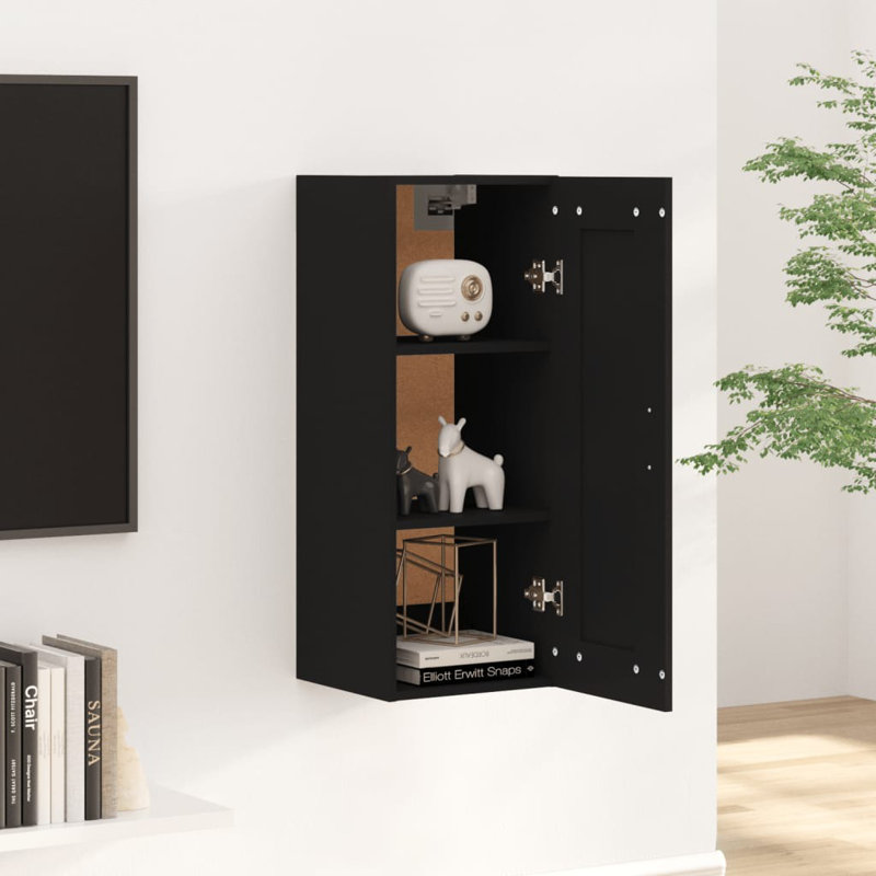 Konstanty Bathroom Storage, Black