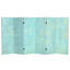 Wiens Turquoise Art Canvas Folding Screen-1388267309