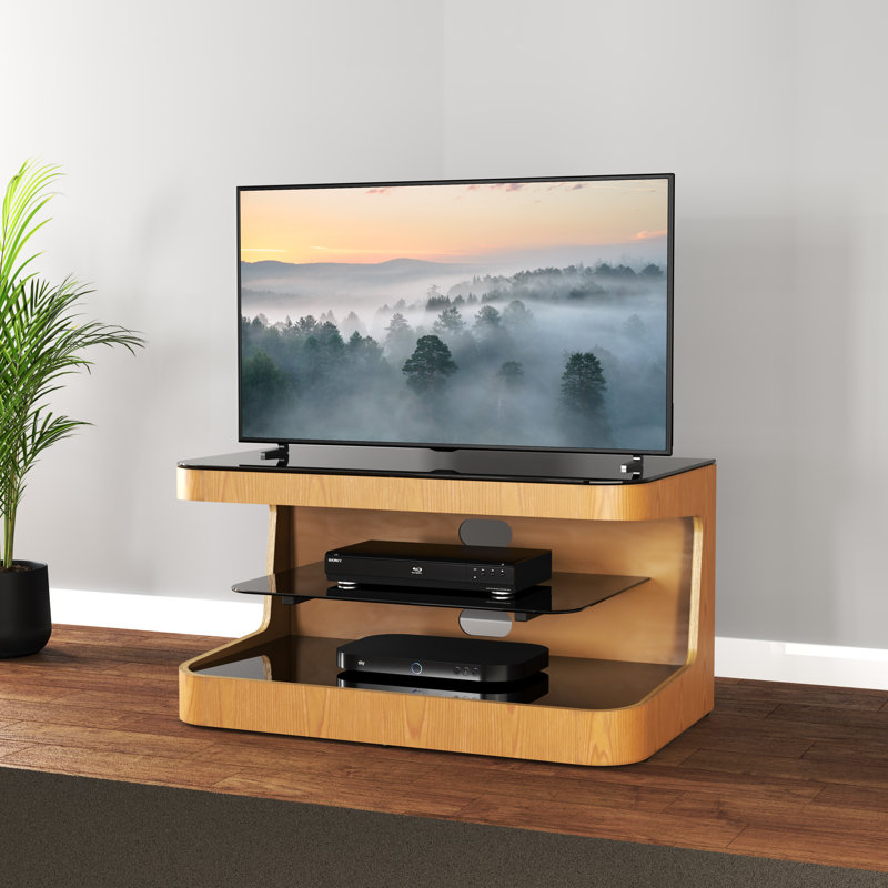 Mcknight Unfinished TV Stand for TVs up to 40", Oak