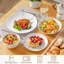 24 Piece Porcelain China Dinnerware Set - Service for 6