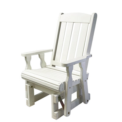 Heavy Duty 600 Lb High Back Mission Treated Glider Chair