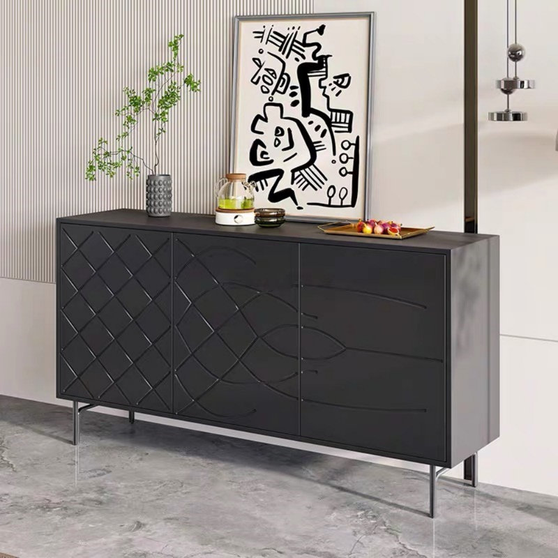 Buffet rétro lumière de luxe, H 29,53 po x l 47,24 po x P 15,75 po