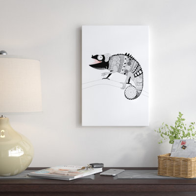 «Gecko», impression sur toile