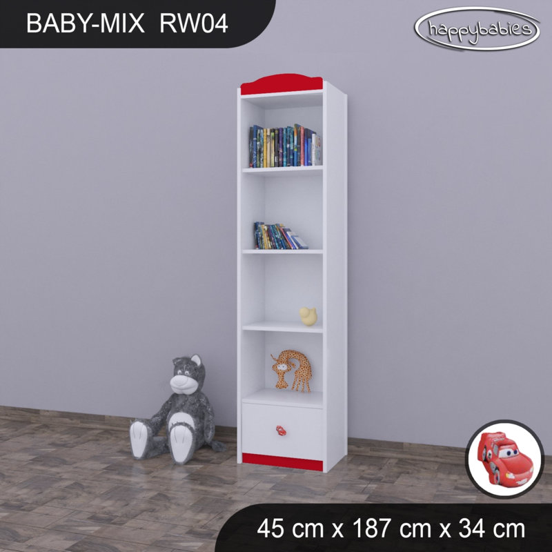 Baby Mix 187cm H Kids Cube, Red, 187cm H x 45cm W x 34cm D