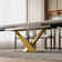 Edora 62.99'' to 94.48" Extendable Rectangular Sintered Stone Dining Table for 8-10