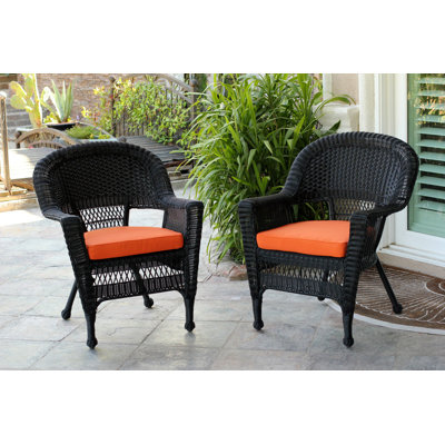 Chaise de patio avec coussins