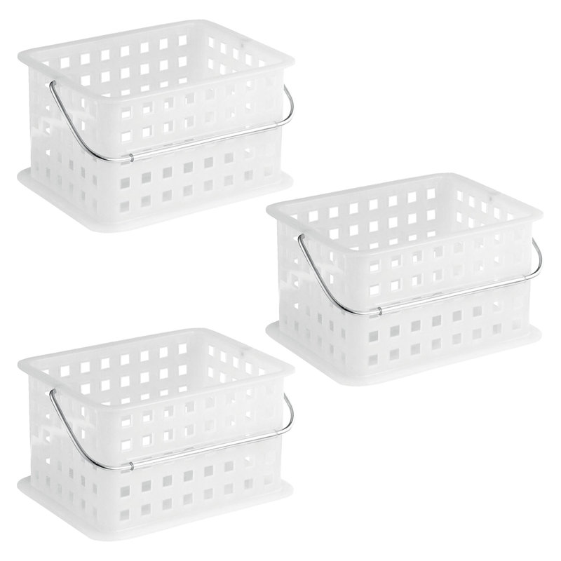 Panier de douche en plastique avec poignée - Serviteur de douche portable pour salle de bain ou dortoir College