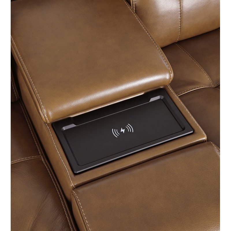 Temmpton 3-Piece Power Reclining Sectional Loveseat with Console