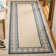 Jamon Geometric Azurite Blue Area Rug
