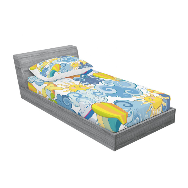 Microfiber Sheet Set, Twin XL Sheet Set with Fitted Sheet
