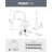 Single-Handle Stainless Steel Bar Faucet, Single Hole, Deck Mount, With Supply Lines-93101873