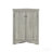 Oak Triangle Bathroom Storage Cabinet With Adjustable Shelves, Freestanding Floor Cabinet For Home Kitchen(Old Sku:Wf291467aal)