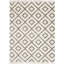 Tapis à motif géométrique ivoire / gris Mitzy-148652604