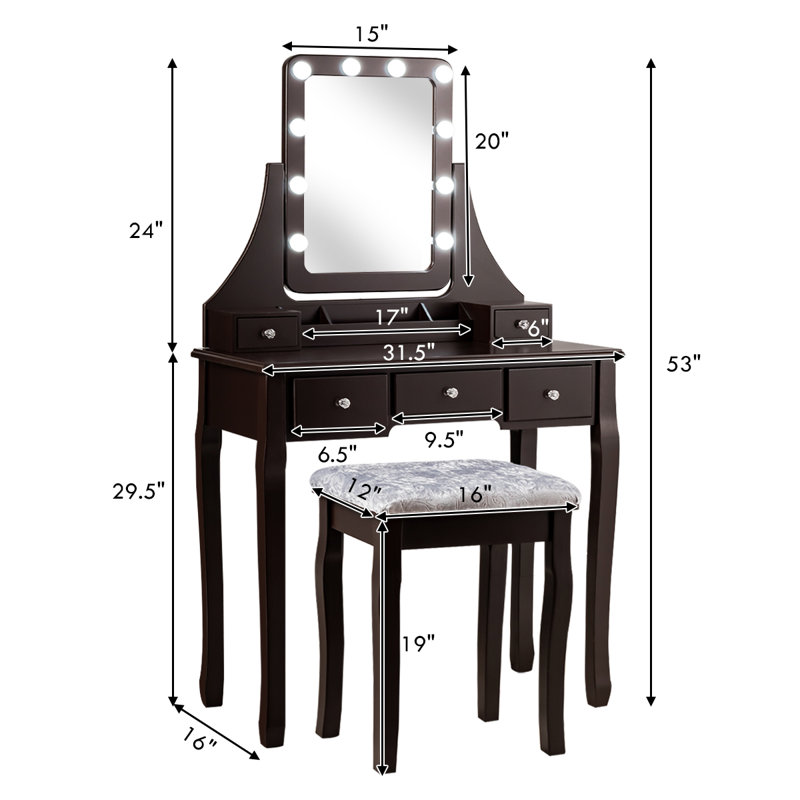 Anastasiia Vanity, Brown