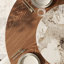Ensemble de table de cuisine ronde en bois massif avec paresseux Susan Hardee-256630589-256630563-265386454