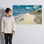Beach house view i, reproduction d’art sur toile tendue-22683313