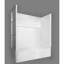 4-Piece Direct-to-Stud Alcove Tub Surround in White