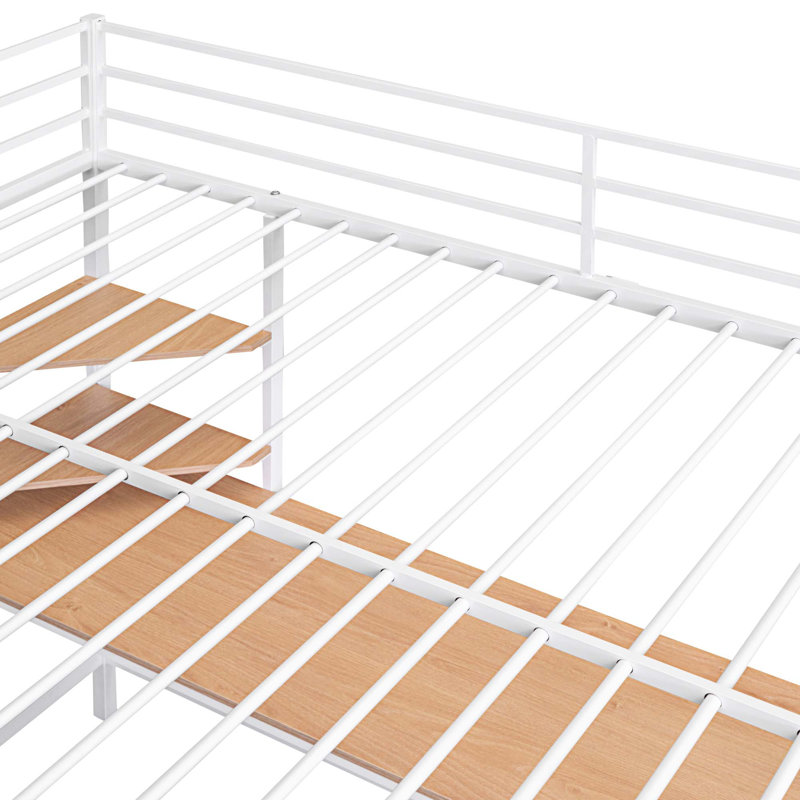 Zermatt Kids Twin Loft Bed, Full/Double, White