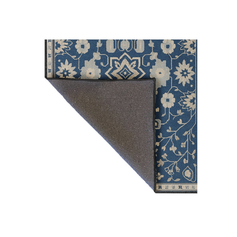 Tapis gris tissé traditionnel Mosso, 2' x 2'11"