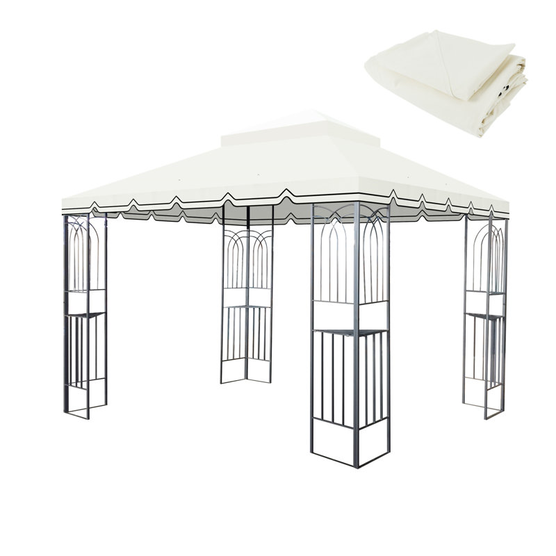 Auvent de remplacement pour abri de jardin 10 pi x 10 pi (base non incluse)