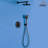 Rainfall Complete Shower System with 5-Setting Handheld Shower and Rough in Valve-64077129