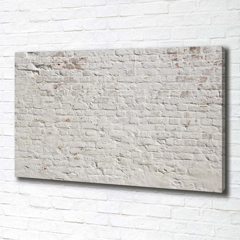 Brick Wall - Wrapped Canvas Print
