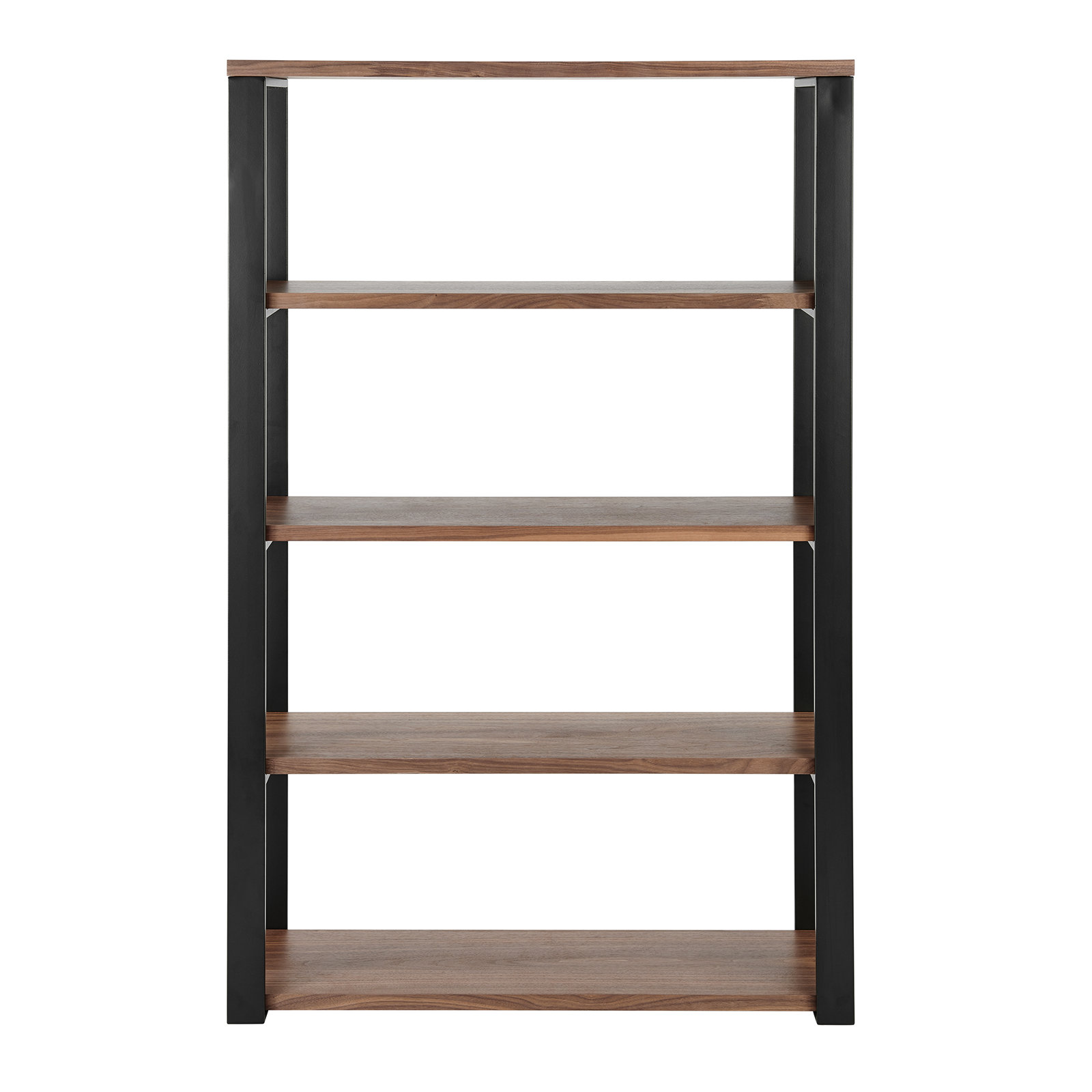 Kenyon 40-Inch Shelf/Shelving Unit Shelves, Black/Walnut