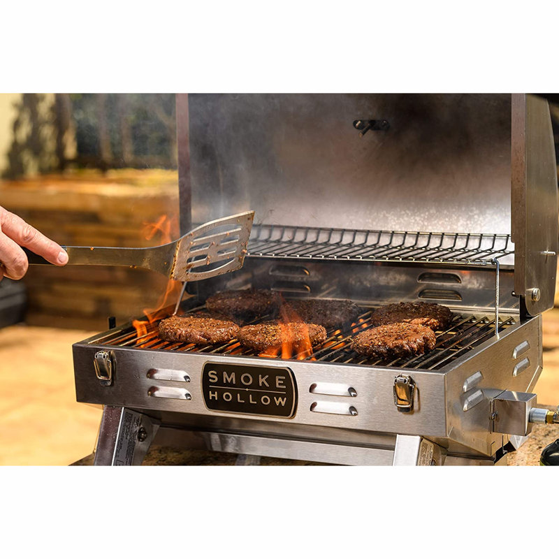 Masterbuilt Propane Tabletop Stainless Steel 1 Burner Outdoor Grill