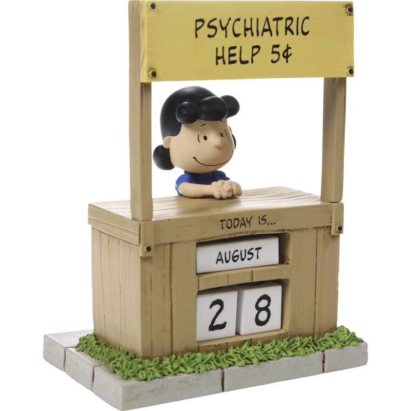 Peanuts Psychiatric Help 5¢ Resin Calendar