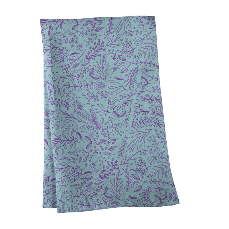 Tea Towel Kitchen Towel, Poly Twill, Light Purple