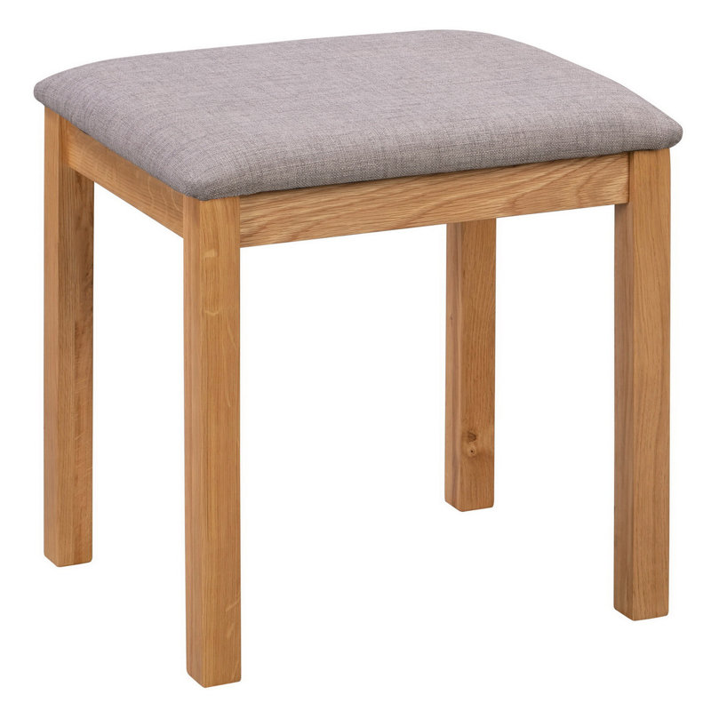 Rugby Solid Wood Accent Stool