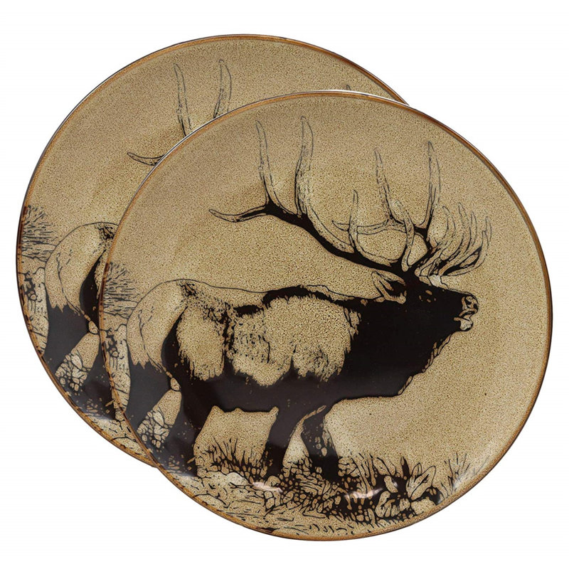 Assiette à dessert 8,5" bull elk Laredo