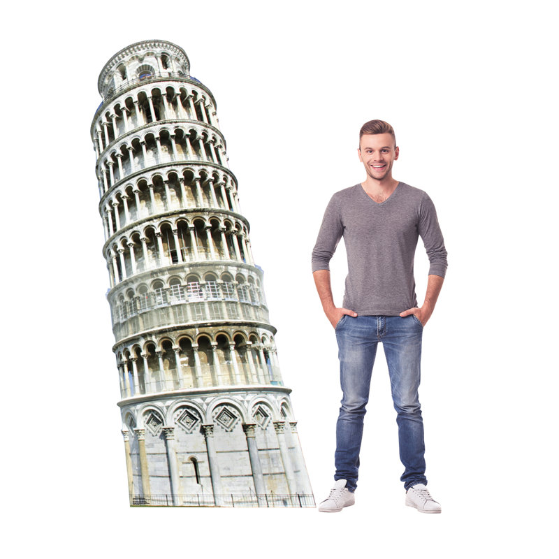 Italy 87'' Buildings & Architecture Cardboard Standup