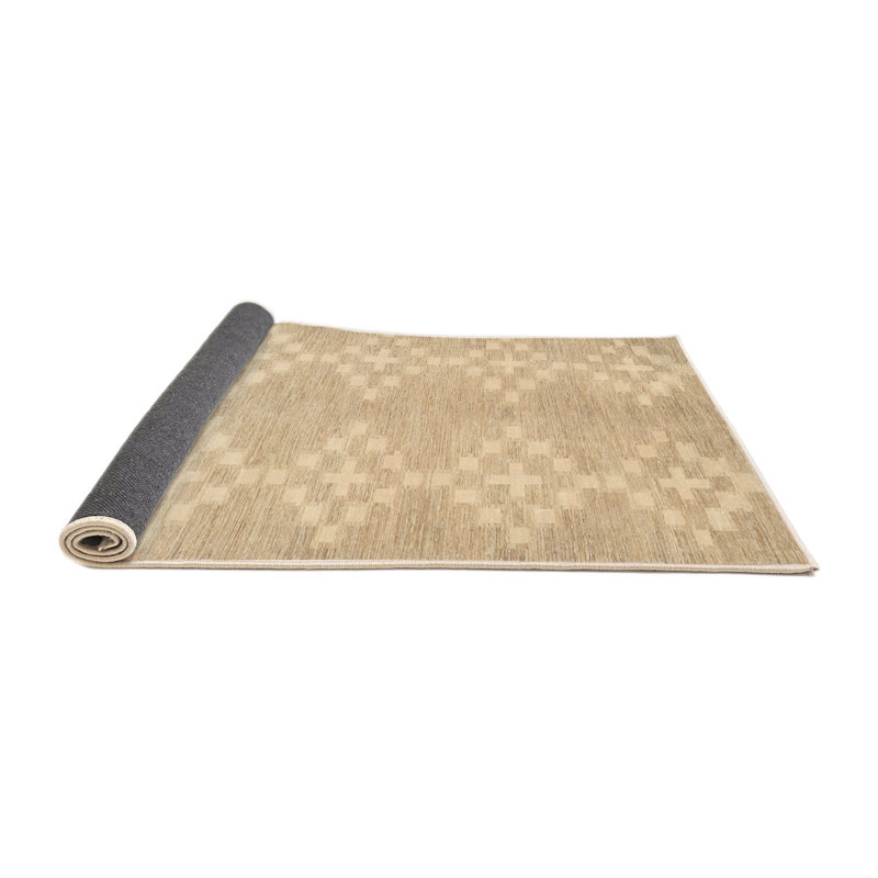 Surface beige contemporaine tapis, Carré 6 pi