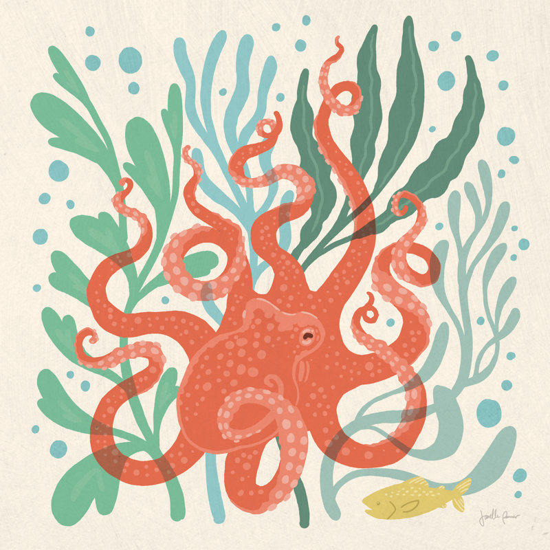 Under The Sea III, H 30 po x l 30 po x P 1,25 po