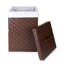 Vivaldi Woven Leather Laundry Hamper