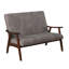 Causeuse avec accoudoirs en similicuir 46,75 po-1887112389-1887112390