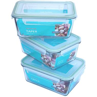 New Pyrex 27.2oz Meal Box Meal Prep Glass Divided Storage