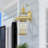 Creason Beveled Glass Outdoor Wall Lantern-32478434