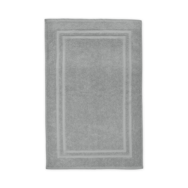 Alysun Cotton Hotel Bath Mat, Grey