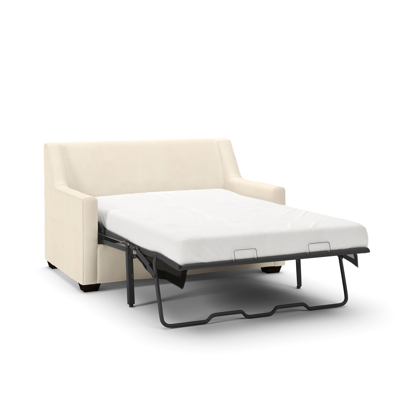 Gemi 56.5'' Upholstered Sofa, Bayou Natural Canvas