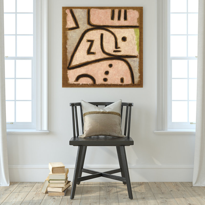 Wi, impression d'art moderne classique abstrait, H 32 po x l 32 po