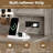 Modern Vanity Desk With HD Lighted Mirror & Power Outlet, Vanity Table With Storage Cabinet & 7 Drawers, with Brightness Lighting-844689782
